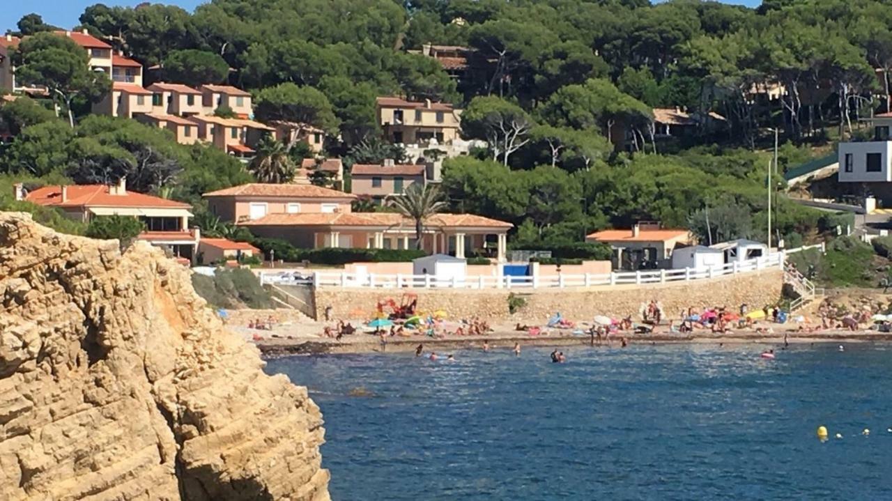 T2 Rez De Jardin 300M Plage De Beaucours Sanary Sur Mer Buitenkant foto