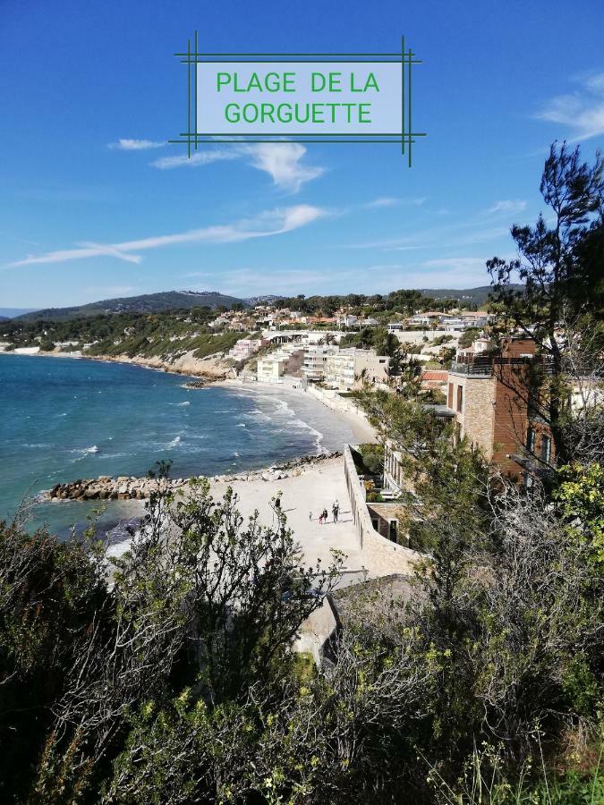 T2 Rez De Jardin 300M Plage De Beaucours Sanary Sur Mer Buitenkant foto